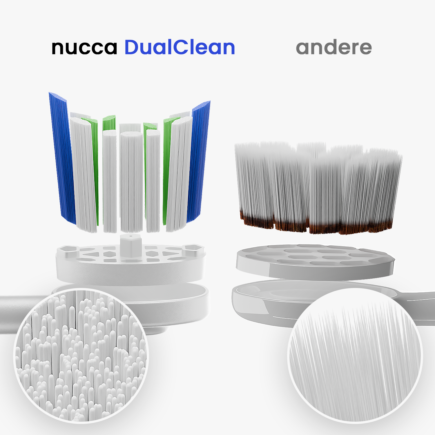 Black electric toothbrush with interchangeable heads and water jet on display.